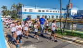 De forma participativa, grupo de alunos conheceu parte da operação da Estação de Tratamento de Água (Divulgação/PMMC)