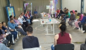 Moradores da Casa Terapêutica participam de atividades no CAPS II (Divulgação)