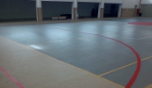 Atividades esportivas e aulas de iniciação esportiva no ginásio do Parque da Cidade foram mantidas, mas foram prejudicadas pela ação dos vândalos (Divulgação/PMMC)