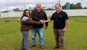Acompanhado pelo secretário municipal de Agricultura e Segurança Alimentar, Renato Abdo, e pela secretária-adjunta da pasta, Mariana Fraga, o representante da Adiaesp conheceu o terreno indicado pela . . .