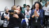 Representantes de Mogi das Cruzes nos Jogos da Melhor Idade foram homenageados em evento realizado nesta sexta-feira, no auditório do prédio da Prefeitura (Divulgação/PMMC)