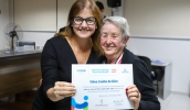Representantes de Mogi das Cruzes nos Jogos da Melhor Idade foram homenageados em evento realizado nesta sexta-feira, no auditório do prédio da Prefeitura (Divulgação/PMMC)