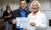 Representantes de Mogi das Cruzes nos Jogos da Melhor Idade foram homenageados em evento realizado nesta sexta-feira, no auditório do prédio da Prefeitura (Divulgação/PMMC)