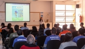 A palestrante Isabella Talamoni Lima traçou um grande panorama sobre a situação atual do planeta considerando as alterações climáticas (Divulgação/PMMC)