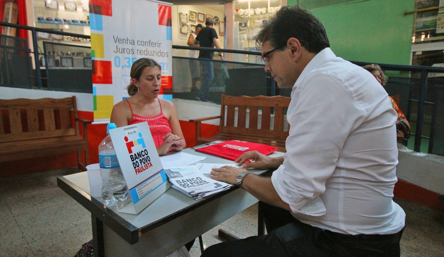 Atendimento será das 9 às 16 horas pela equipe do Banco do Povo. (Foto: Guilherme Berti/PMMC)