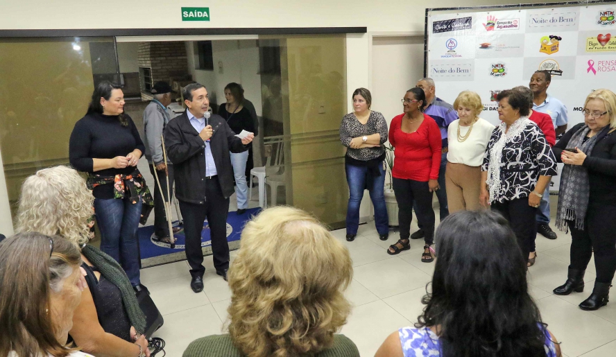O prefeito Marcus Melo e a presidente do Fundo Social de Solidariedade de Mogi das Cruzes, Karin Melo, prestigiaram o evento (foto: Ney Sarmento/PMMC)