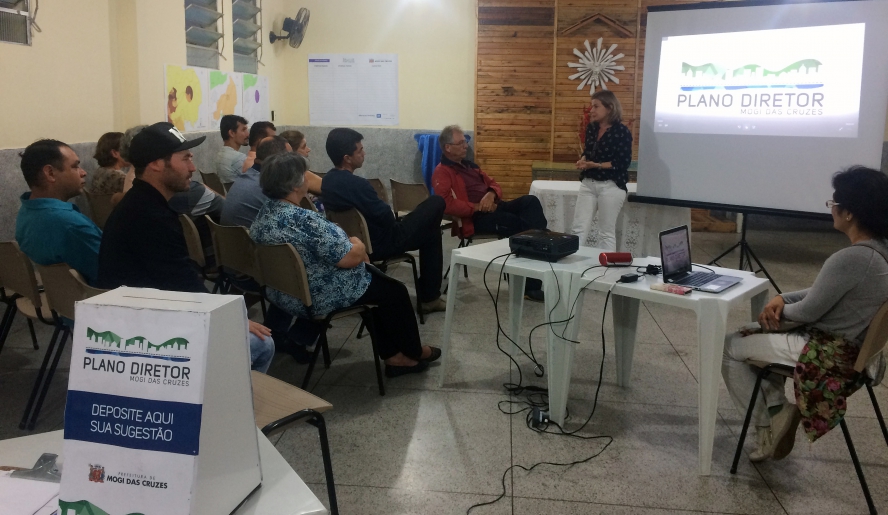 Oficina realizada em Sabaúna discutiu o futuro do distrito com os moradores, dentro do processo de revisão do Plano Diretor de Mogi das Cruzes (Divulgação)