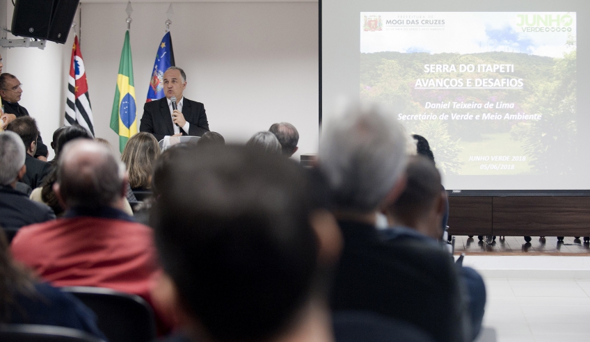 Para o secretário estadual de Cultura, Romildo Campello, Mogi das Cruzes vem ganhando destaque por suas ações e crescimento (Foto: Júnior Lago/PMMC)