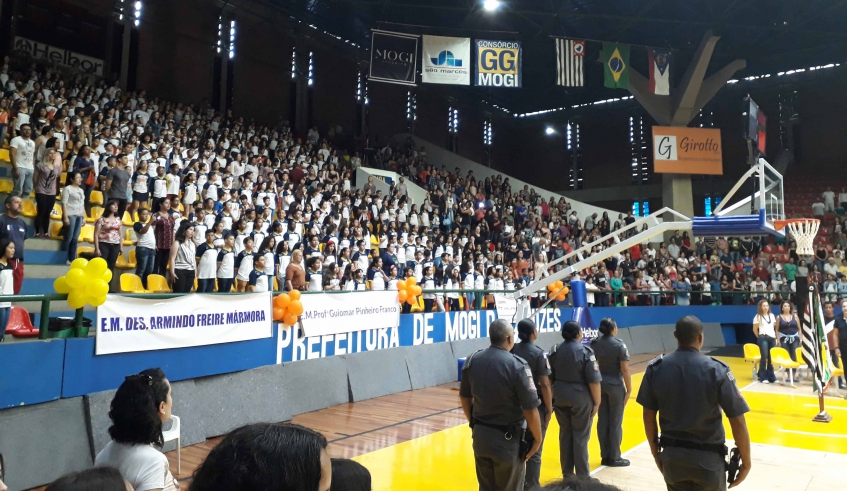 Cerca de 8 mil pessoas prestigiaram o evento, que foi realizado em dois períodos no Ginásio Municipal de Esportes Prof. Hugo Ramos. (Foto: Divulgação/PMMC)