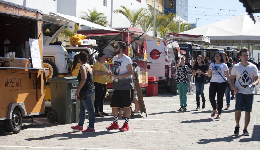 A 5ª edição do Food Truck Solidário será realizada neste final de semana no Parque da Cidade e contará com 21 opções gastronômicas, das 10h às 21h (Ney Sarmento/ PMMC)