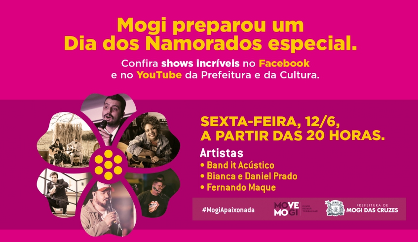Apresentação incentivará a compra pelo Vetrina e os namorados poderão postar suas fotos usando a hashtag #MogiApaixonada. (Foto: Divulgação/PMMC)