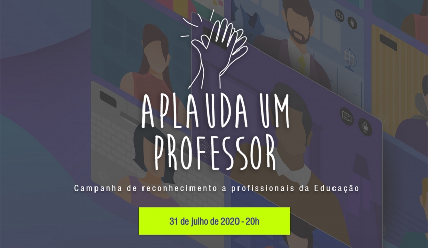 Todos podem compartilhar sua homenagem nas redes sociais usando as hashtags #souprofessordemogi e #AplaudaUmProfessor. (Foto: Divulgação/Aplaudaumprofessor)