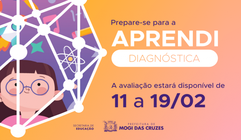 Avaliação diagnóstica on-line poderá ser feita até sexta-feira. (Divulgação/PMMC)