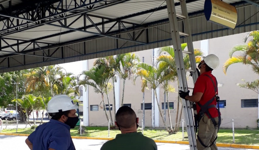Trabalho de manutenção já estão sendo feitos nos Terminais Central e Estudantes e fazem parte das ações para melhoria do transporte coletivo em Mogi das Cruzes (Divulgação)