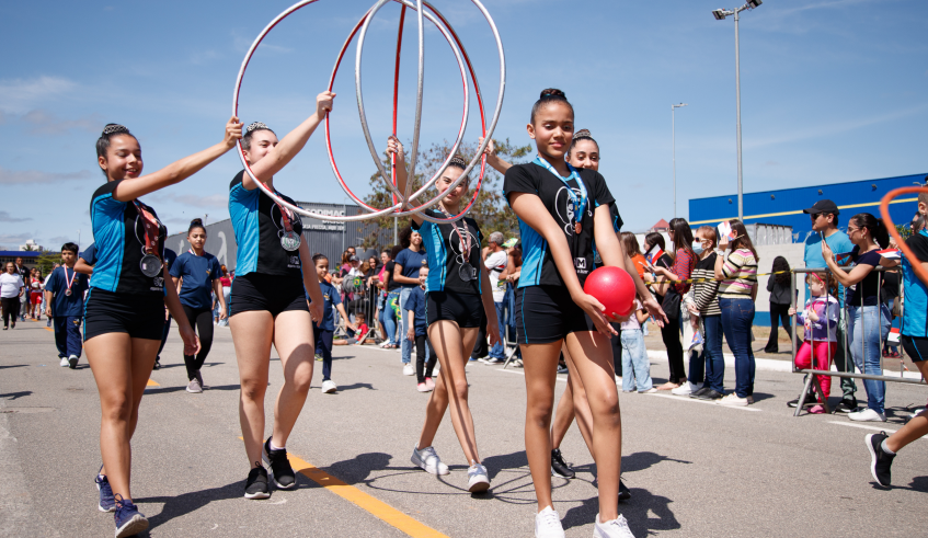 O esporte foi um dos destaques com as modalidades realizadas nas escolas e os atletas da cidade, do paradesporto e diversas modalidades. Nomes importantes do esporte também participaram. (Warley Kenj . . .