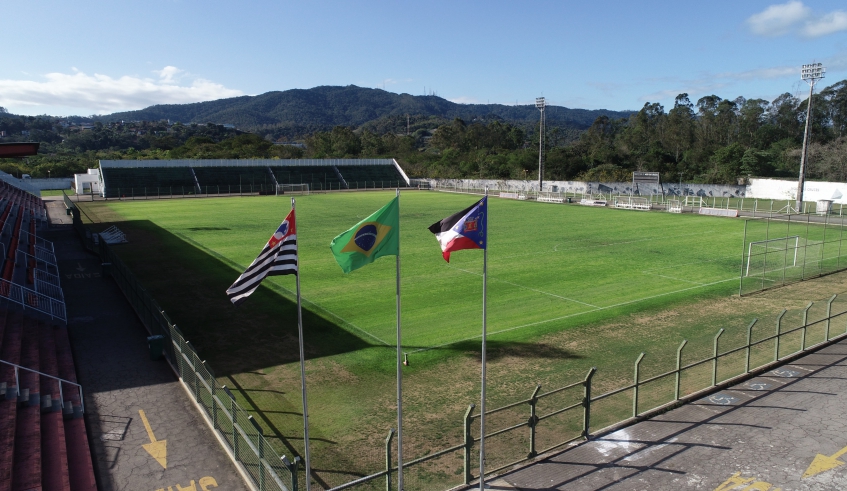 Já Nogueirão recebe neste sábado (6) rodada dupla de futebol, entre o Atlético Mogi e o União Mogi (Divulgação/PMMC)