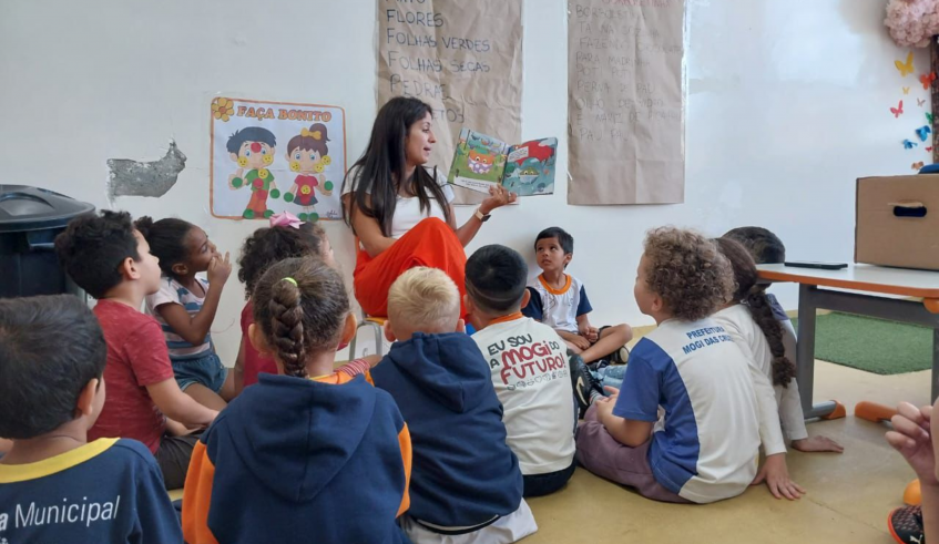 Na EM Profª Maria Eugênia Fochi de Araújo, no Parque Residencial Itapety, o tema foi trabalhado desde a creche até o 5º ano do ensino fundamental. (Divulgação/PMMC)