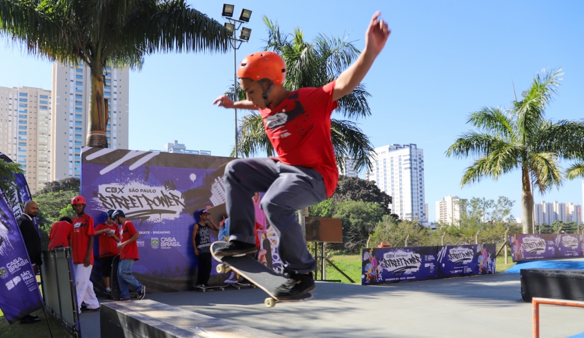 Além das disputas, o evento disponibilizou oficinas diversas para toda a população local presente na festividade de esportes de rua, no Complexo Hugo Ramos (Divulgação/PMMC)