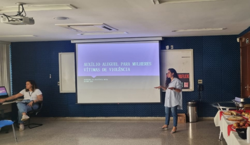 Reunião de trabalho serviu para apresentar o Auxílio-Aluguel, novo benefício do Governo do Estado para mulheres vítimas de violência (Divulgação/ PMMC)