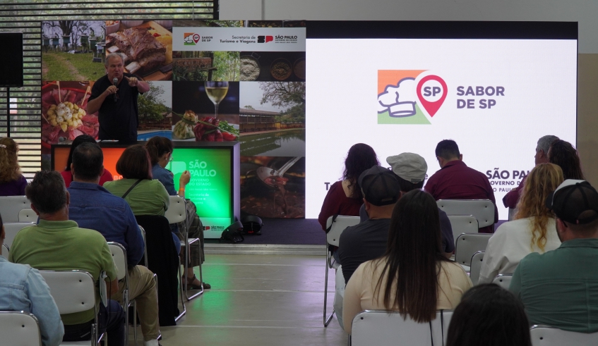 Nesta sexta-feira, o Parque Leon Feffer recebeu um workshop do programa Sabor São Paulo voltado a profissionais da gastronomia e do turismo (Divulgação/PMMC)