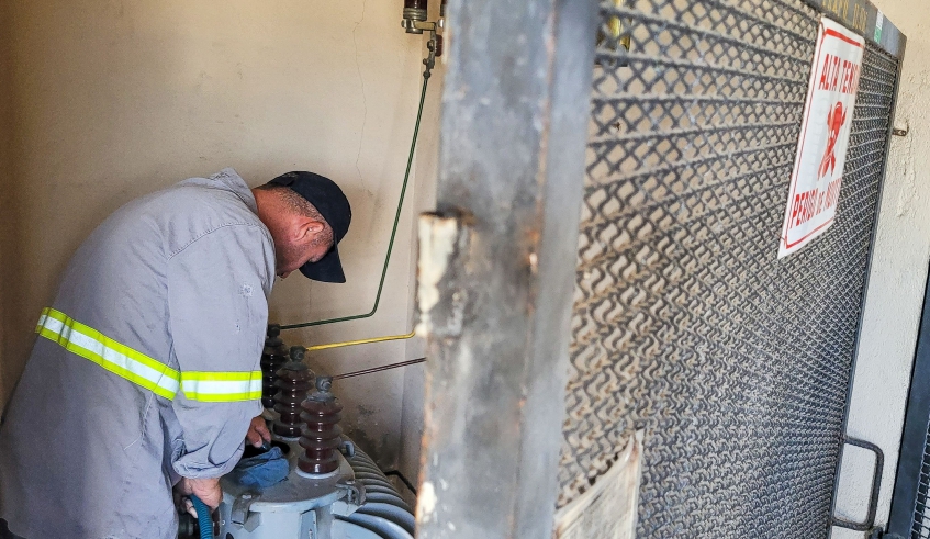 Semae fez manutenção preventiva em cabines de energia elétrica das Estações de Tratamento de Água Leste e Centro (Divulgação/Semae)
