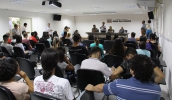 No início deste mês, 128 alunos da primeira turma se formaram e, destes, 89 foram contratados em caráter imediato (Guilherme Berti/PMMC)