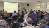 Na reunião da Ouvidoria, foram apresentados dados referentes às demandas registradas pela população e também o novo sistema, que já está no ar (Guilherme Berti/ PMMC)