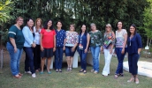 A presidente do Fundo Social de Solidariedade de Mogi das Cruzes, Karin Melo e a secretária adjunta de Educação, Catia Moyano receberam a primeira dama de Jundiaí, Vanessa Machado e a equipe da Secretaria . . .