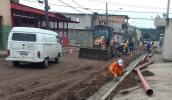Serviços foram realizados em 24 ruas e avenidas de Jundiapeba; nova rede atende mais de 1 mil residências (Foto: Departamento de Operações do Sistema de Esgotamento Sanitário (Doses)/Semae)
