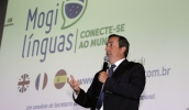 Marcus Melo destacou que o projeto Mogilìnguas contribuirá para o crescimento de dois novos eixos econômicos da cidade: o turismo e a tecnologia. (Foto: Ney Sarmento/PMMC)