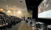 Alexandre Campos, diretor da Google for Education no Brasil, fez uma palestra e voltará à cidade para conhecer projetos inovadores desenvolvidos com os equipamentos. (Foto: Ney Sarmento/PMMC)