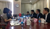 Prefeito Marcus Melo se reuniu com representantes da China National Building Material (CNBM) e discutiu investimentos que podem ser feitos em Mogi das Cruzes (Divulgação)