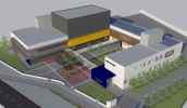 Futuro complexo de saúde terá 3 mil m² de área construída e abrigará a Clínica do Homem, Pró-Hiper e UnicaFisio. (Foto: Divulgação).