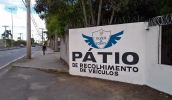 Novo pátio de veículos de Mogi das Cruzes funciona na avenida João XXIII, em área que já recebeu as instalações dos Laboratórios Griffith, em Cezar de Souza (Divulgação)