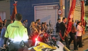 Procissão de abertura reuniu centenas de pessoas e foi acompanhada pelos agentes de trânsito, que orientaram os motoristas e garantiram segurança do evento (Ney Sarmento/PMMC)