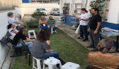 Unidade Básica de Saúde de Jundiapeba promove mensalmente atividades para os pacientes no espaço “Corpo e Mente” (foto: Vinícius Santana/PMMC)