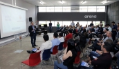 O prefeito Marcus Melo destacou o empenho da Administração Municipal em apoiar o empresário que deseja investir na cidade e seu compromisso em fortalecer a atividade econômica mogiana. (Foto: Ney . . .
