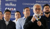 O secretário nacional de Habitação, Celso Matsuda, destacou a importância da união entre os três governos para entregar às famílias as moradias e a infraestrutura da região (Ney Sarmento/ PMM . . .