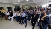 O prefeito Marcus Melo recebeu diversos representantes religiosos para a celebração de um culto ecumênico de Ação de Graças. (Ney Sarmento/ PMMC)