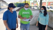 Atividade teve participação do vice-prefeito Juliano Abe; do secretário Daniel Teixeira de Lima, e da gerente executiva da ABREE, Mara Ballam (Foto: Divulgação)