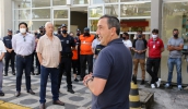 O prefeito Marcus Melo lembrou que as novas viaturas e a Romu fazem parte do trabalho desenvolvido pela Prefeitura para ampliar a segurança em Mogi das Cruzes (Ney Sarmento/PMMC)