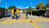 Revitalização constante da sinalização de trânsito é uma das ações desenvolvidas pela Secretaria Municipal de Transportes para aumentar a segurança viária (Divulgação)