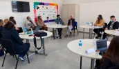 Visita do educador José Pacheco no Cempre Oswaldo Regino Ornellas, em Jundiapeba. (Divulgação/PMMC)