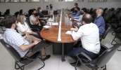 Priscila Yamagami Kähler e Gabriel Bastianelli participaram de várias reuniões com os comerciantes durante na pandemia: contato terá continuidade na nova fase do Plano SP (Divulgação/PMMC)