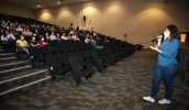 Profissionais da Saúde receberam treinamento sobre organização, fluxo e estratégia para vacinação de crianças de 5 a 11 anos de idade (Foto: Pedro Chavedar/PMMC)