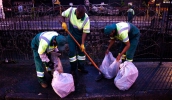 Equipes da Secretaria de Infraestrutura Urbana iniciaram os trabalhos de rescaldo da forte chuva desta quinta-feira ontem mesmo e os trabalhos continuam (Pedro Chavedar/ PMMC)
