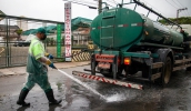 Equipes da Secretaria de Infraestrutura Urbana iniciaram os trabalhos de rescaldo da forte chuva desta quinta-feira ontem mesmo e os trabalhos continuam (Pedro Chavedar/ PMMC)