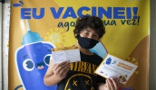 Mogi das Cruzes já imunizou mais de 1.600 crianças de 5 a 11 anos (foto: Pedro Chavedar/PMMC)