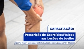 Capacitação gratuita sobre exercícios físicos para lesões de joelho tem inscrições abertas