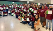 No total, 65 participantes de Jundiapeba, Taiaçupeba e Cocuera receberam certificados de conclusão do Curso de Educadores Ambientais Locais (Divulgação/PMMC)